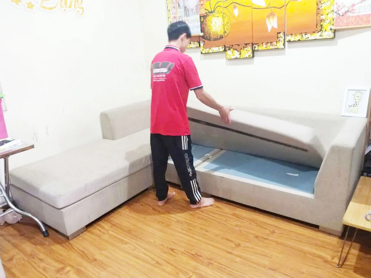 Lên "cực phẩm" ghế sofa vừa hoàn thành cho khách hàng